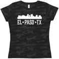 thumbnail image 3 of Inktastic El Paso Texas Skyline TX Cities Women's T-Shirt, 3 of 5