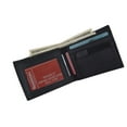 thumbnail image 5 of Zippered Change Pocket Leather Bifold Mens Wallet 1653, 5 of 37