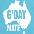 thumbnail image 2 of CafePress - Australia Outline Silhouette G Day Mate Body Suit - Cute Infant Bodysuit Baby Romper - Size Newborn - 24 Months, 2 of 3