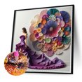 thumbnail image 3 of 5D DIY Kit para Niña Del Arte Artesanal 40x40cm, 3 of 8
