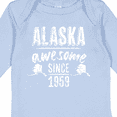 thumbnail image 4 of Inktastic Alaska Awesome Since 1959 Boys or Girls Long Sleeve Baby Bodysuit, 4 of 5
