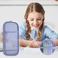 thumbnail image 4 of Ohmyroo Double-Layer Transparent Mesh Organizer for School, 4 of 5