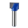 thumbnail image 1 of Unique Bargains 16mm Dia 8mm Shank Bottom Cleaning Router Bit 2 Flutes Carbide Tipped Cutter Uncoated for Woodworking, 1 of 5