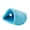 Sponge Ball Blue, variant on Yiran Triangle Cat Nest Pet Dog Bed, Fleece & Cotton, Camel
