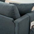 thumbnail image 4 of Comfy Chenille L-Shaped Sectional Sofa Couch for Living Room, Office, Apartment, 4 of 8