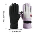 thumbnail image 5 of Winter Sports Gloves Warm for Men Women,Multicolor Snow Gloves for Skiing Lining,Cycling Running Climbing Skiing Driving Gloves,Gift for Men Women, 5 of 6