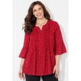 thumbnail image 2 of Catherines Women's Plus Size Petite Georgette Pintuck Blouse, 2 of 4