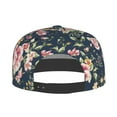 thumbnail image 4 of Haiem Vintage Floral Classic Snapback Cap Flat Bill Hat Baseball Cap Adjustable Size Cotton Dad Hat, 4 of 9