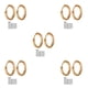 thumbnail image 3 of Guardurnaity Pequeños pendientes de aro de plata Tecnología de galvanoplastia Durabilidad brillante Aros de moda Regalos Accesorios de joyería Type2 NO2, 3 of 6