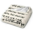 thumbnail image 5 of Gift to My Girlfriend Throw Blankets Anniversary Birthday Gift for Women Men, Husband Romantic Fleece Blanket for Bed Couch, Super Soft Flannel Throw Blankets for Christmas Valentines Mothers Day, 5 of 6