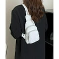 thumbnail image 2 of LHSHID Crossbody Bag for Women Canvas Shoulder Sling Hobo Bag Anti-theft Purse Pocket Travel Handbag, 2 of 5