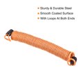 thumbnail image 3 of Uxcell Security Steel Cable 2.5mm x 2.5m/8.2ft Coated Spring Luggage Lock Wire Rope with Double Loop Orange, 3 of 5