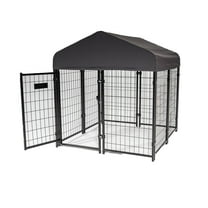 Lucky Dog STAY Series Studio Jr. 4x4x4.3 Foot Steel Frame Villa Dog Kennel