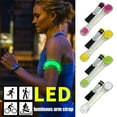 thumbnail image 1 of Meileang LED Light Up Armband High Visibility Outdoor Sports Flashing Luminous Safety Band Adjustable Night Walking Running Riding Glow Arm Strap, 1 of 8