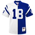 thumbnail image 2 of Youth Mitchell & Ness Peyton Manning White/Royal Indianapolis Colts Split Legacy Jersey, 2 of 3