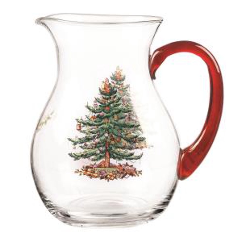 Spode Christmas Tree DOF Glasses with Gold Rims 14 OunceSet of 4