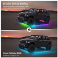 thumbnail image 3 of Tira De Luces Bloosom  Led Rgb Para Chasis De Auto Con Efecto Fluido Negro, 3 of 5
