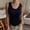 Black, variant on Xdegoge Tank Top with Built in Bra for Women Padded Seamless No Underwire Stretch Longline Bras Basic Slim Fit Ribbed Wireless Gym Running Brassiere