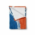 thumbnail image 2 of Ride the Wave Soft Flannel Fleece Throw Blanket, Man Surfing in Giant Ocean Waves Retro Sports Poster Print, Cozy Plush for Indoor and Outdoor Use, 60" x 80", Violet Blue Scarlet, by Ambesonne, 2 of 6