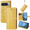 thumbnail image 4 of Étui Rabattable pour FOXDOCK Google Pixel 9/9 Pro, Chat et Chien en Cuir PU Embossé avec Fentes pour Cartes, Support, 4 of 6