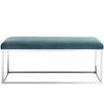 thumbnail image 3 of Modway Anticipate Performance Velvet Bench in Sea Blue, 3 of 3