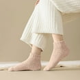 thumbnail image 4 of Ashirexll Womens Ankle Socks, Fuzzy Socks for Women, Solid Color Thick Velvet Plush Soft Everyday, 4 of 7