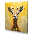 thumbnail image 2 of Designart "Modern Art Vibrant Caprine Likeness" Animals Goat Canvas Prints, 2 of 7