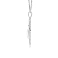 thumbnail image 2 of ANGARA Natural Classic Diamond Cat Pendant in 925 Sterling Silver for Women (Size-1.1mm| Color-K| Clarity-I3) | April Birthstone, Anniversary, Jewelry Gift for Women | Natural Diamond Necklace, 2 of 8