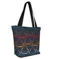 thumbnail image 2 of Fotbe Cartoon Sharks Pattern Beach Tote,Shoulder Handbag,Spacious Tote Bag,Lightweight Travel Bag,Versatile Shopping Bag, 2 of 9