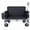 Black, variant on 3-in-1 Folding Wagon with Bench Seat, Patent Protected, 500lbs Capacity, 9"×4" Beach Tires, Includes 1 Ice Pack