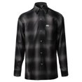 thumbnail image 1 of FashionOutfit Men's Long Sleeve Casual Plaid Buttondown Shirt, 1 of 1