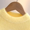 thumbnail image 4 of Toddler Kids Baby Girls Knitted Ribbed Sweater Cute Round Neck Long Sleeve Blouse Pullover Top Soft Comfy Sweatshirt Simple Knit Sweater Fall Baby Boy Girl Outfit for Little Boys Girls 7T, 4 of 8