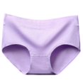 thumbnail image 4 of Promotion!6PS Female Seemless Underwear Stretch Underwear Middle Waist Briefs Cotton Underwear Medium Size Underwear, 4 of 9