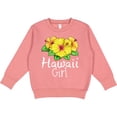 thumbnail image 2 of Inktastic Hawaii Girl Hibiscus Flowers Toddler Sweatshirt, 2 of 4