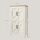 thumbnail image 4 of VASAGLE LIRY Collection - Farmhouse Storage Cabinet, Bathroom Floor Cabinet with Barn Doors, Freestanding Kitchen Pantry, Adjustable Shelves, for Dining Room, Living Room, Rustic White, 4 of 7