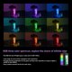 thumbnail image 5 of 2 Unids RGB A Color Luz de Relleno Mini LED Luz de Vídeo con Montaje Magnético 3000/4500/6000K Película Retro Style2, 5 of 5