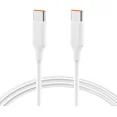 thumbnail image 1 of Cable Tipo C A Tipo C Carga Rápida 2.4a U-volt Color Blanco Vcbl004, 1 of 8