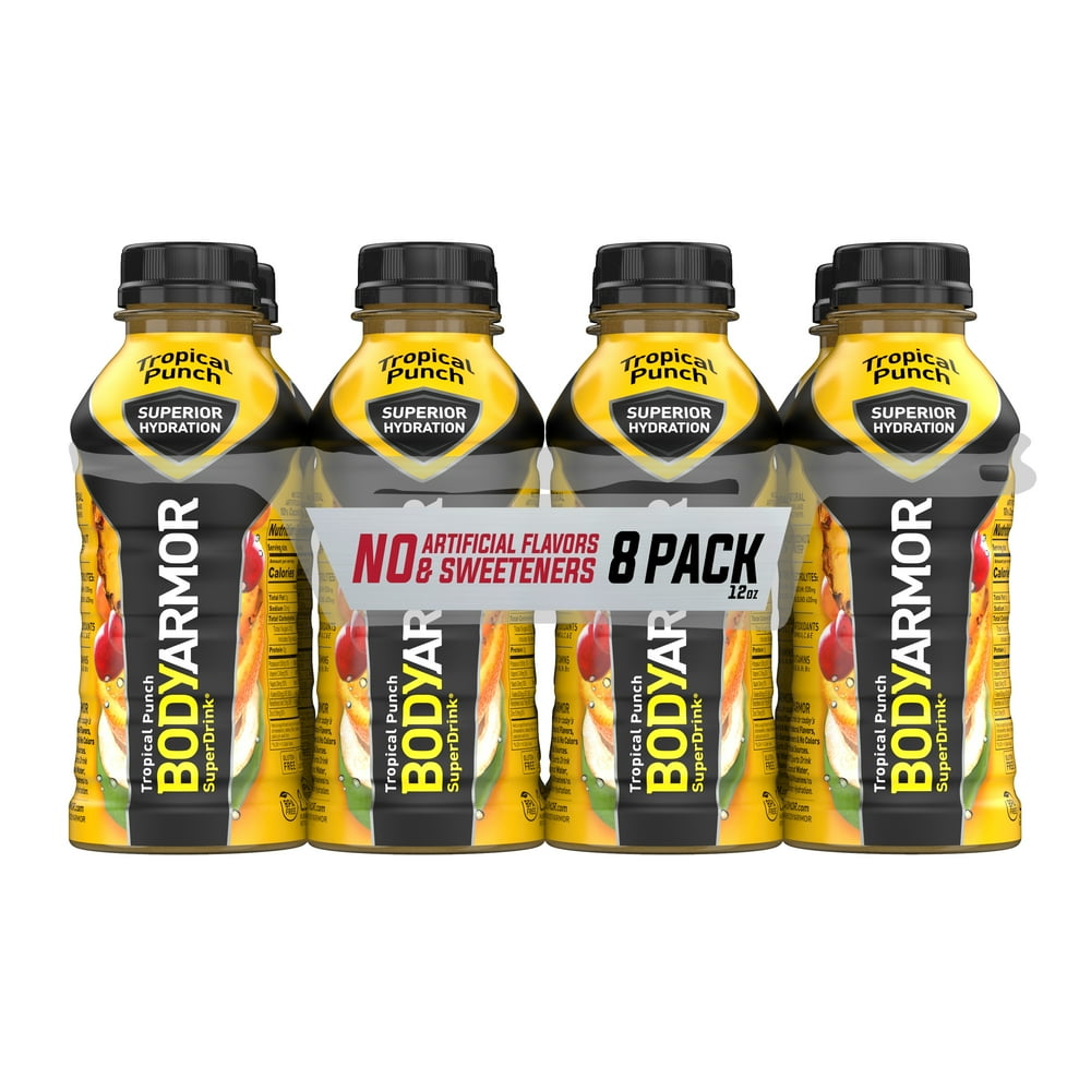 BODYARMOR Sports Drink, Tropical Punch, 12 Fl. Oz., 8 count Walmart
