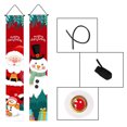 thumbnail image 4 of TERGAYEE Merry Christmas, Door Banners, Porch Signs, Hanging Banners, Christmas Flags, Home Walls, Indoor, Outdoor, Christmas Party Decorations Holiday Decor, 4 of 6