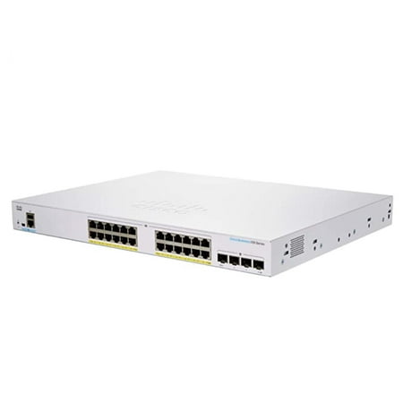UPC: 0889728293358 | Cisco Business CBS250-24FP-4G Smart Switch | 24 Port GE | Full PoE | 4x1G SFP | Limited Lifetime Protection (CBS250-24FP-4G-NA)