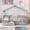 Gray, variant on Twin Size Wooden House Bed with Two Drawers, Solid Pine Wood Platform Bed for Bedroom, No Box Spring Needed, Gray