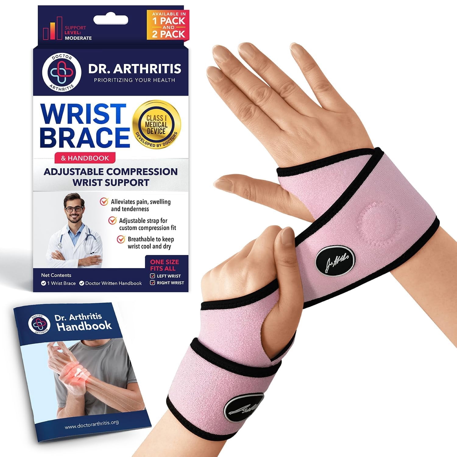 NetroxSports® - Polsiere Palestra - Professionali Fasce da Polso - 45cm Wrist Wraps - Donna NetroxSports® - Polsiere Palestra - Professionali Fasce da Polso - 45cm Wrist Wraps - Donna