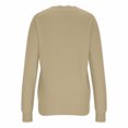 thumbnail image 6 of ClodeEU Women's Sweaters, V Neck Long Sleeve Lightweight Sweaters, Loose Solid Fall Tops Pullover Sweater Beige,Womens Plus S, 6 of 7