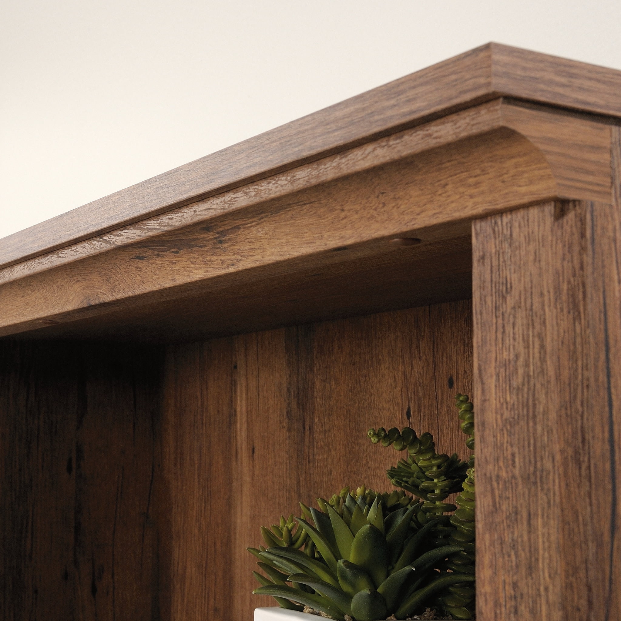 Sauder Select 3-Shelf Bookcase, Vintage Oak Finish