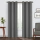 Eclipse Ronneby Stripe Blackout Grommet Tope Single Window Curtain ...