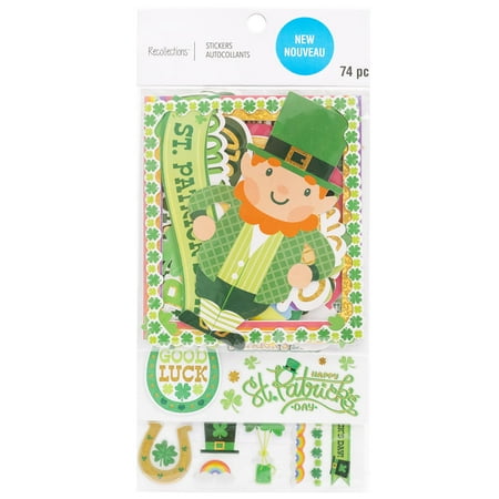 UPC: 0195158503128 | St. Patrick s Day Stickers by Recollections™