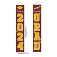 thumbnail image 3 of RnemiTe-amo 2024 Graduation Party Decorations Porch Sign Banner,Class of 2024 Congrats Grad Porch Sign Hanging Banner Door Sign Welcome Decor Photo Props for College,Graduation Party Decorations, 3 of 9
