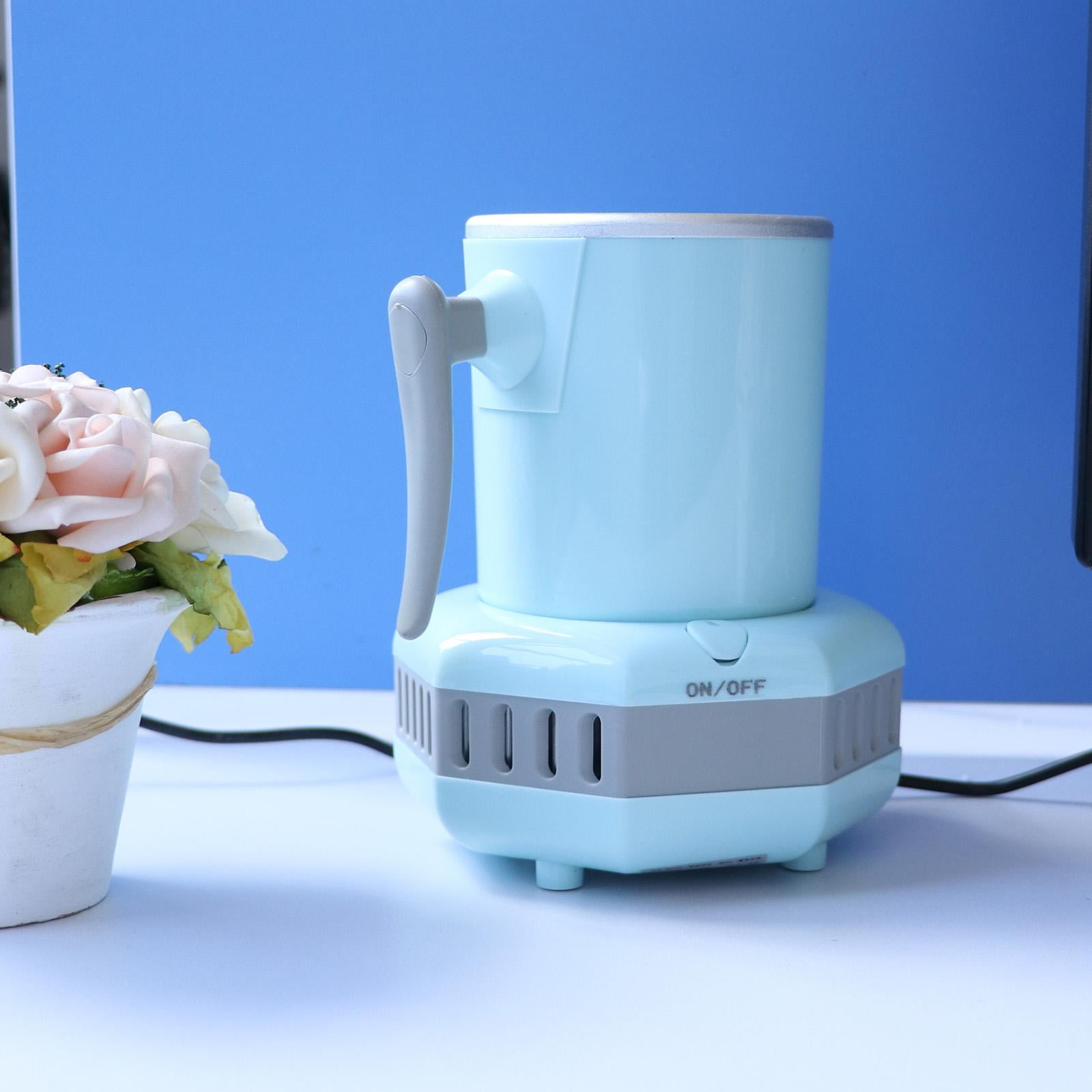 Axioma Mini Desktop Quick Electric Beverage Cup Cooler Kettle Small Appliance US Blue