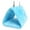 Blue, variant on Blue Plush Bird Hammock Hanging Cozy Cave Hut, Parrot Hideaway Bed for Cage, Warm Hanging Nest for Small Birds, Bird House for Sleeping and Resting, Bird Cage Accessory