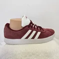 thumbnail image 4 of Adi-das VL Court 2.0 Burgundy White Suede Mens Size 6 Retro Throwback Sneakers, 4 of 6